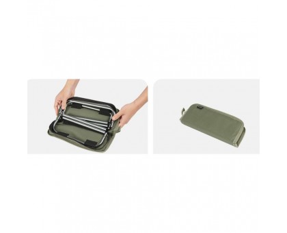 Стілець складаний Naturehike CNK2550JJ011: алюміній, чорний, для кемпінгу