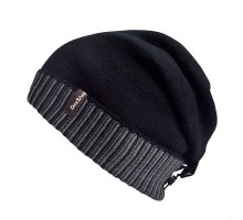 Шапка водонепроникна Dexshell Beanie Slouch Back, чорна (DH382B)