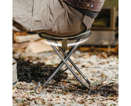 Стілець складаний Naturehike CNK2550JJ011: алюміній, чорний, для кемпінгу