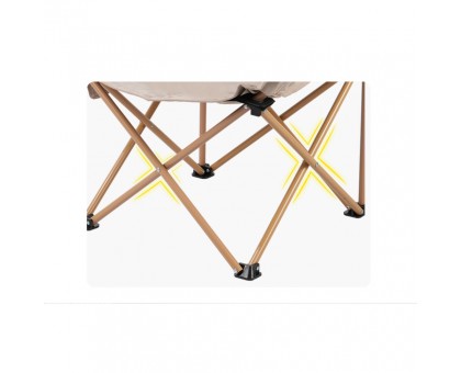 BRS-Y01G: Легкий складний туристичний стілець, зелений, до 120 кг