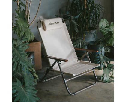 Naturehike CNK2550JJ012: Складане крісло з регульованим нахилом, бежевий