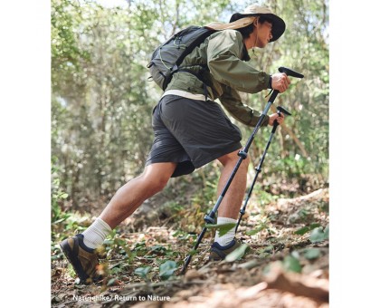 Трекінгова палиця Naturehike CNK2550DS012 синя 61-125 см — ваш шлях до вершин!