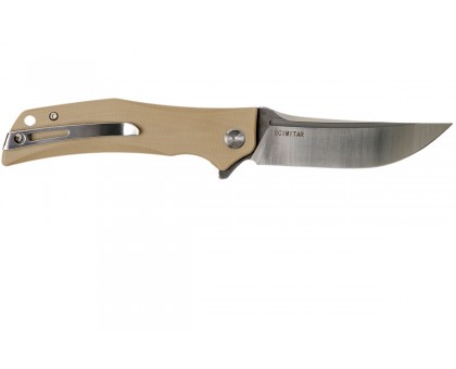 Нiж складний Bestech Knife SCIMITAR Beige BG05C-1