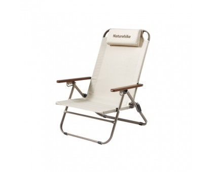 Naturehike CNK2550JJ012: Складане крісло з регульованим нахилом, бежевий