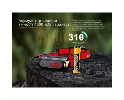 Ліхтар налобний Fenix HP12R-TRd червоний – ваш яскравий провідник