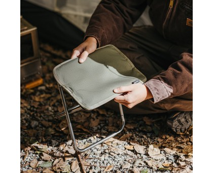 Стілець складаний Naturehike CNK2550JJ011: алюміній, оливковий – ваш комфорт.