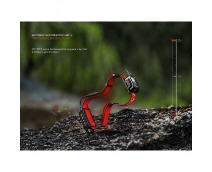 Ліхтар налобний Fenix HP12R-TRd червоний – ваш яскравий провідник