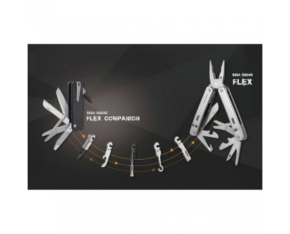 Roxon Flex Companion S503G чорний: надійний мультитул для щоденних задач