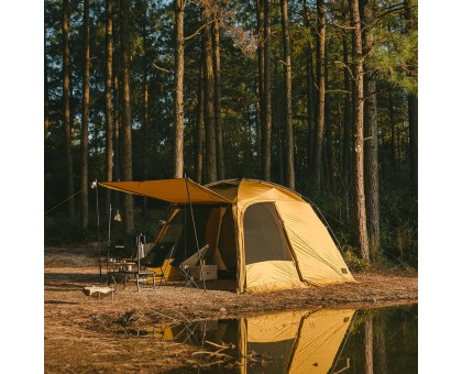 Намет двокімнатний Naturehike CNH22ZP028, гірчичний