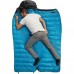 Теплий спальник Naturehike CW700 L з пухом: Чорно-блакитний