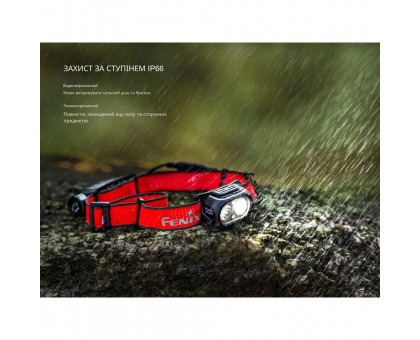 Ліхтар налобний Fenix HP12R-TRd червоний – ваш яскравий провідник