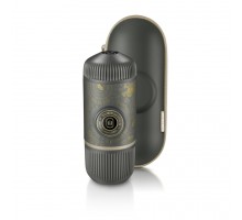 Портативна еспресо-кавоварка Wacaco Nanopresso темно-сіра з чохлом