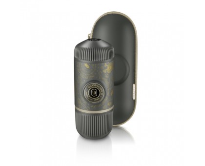 Портативна еспресо-кавоварка Wacaco Nanopresso темно-сіра з чохлом Портативна еспресо-кавоварка Wacaco Nanopresso темно-сіра з чохлом