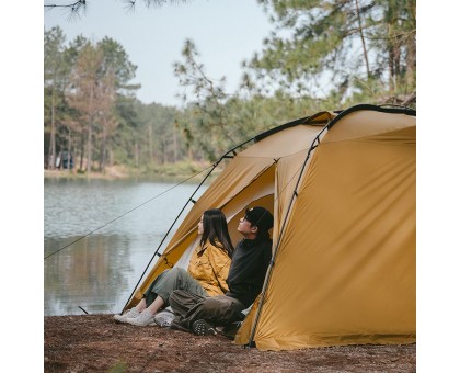 Намет двокімнатний Naturehike CNH22ZP028, гірчичний