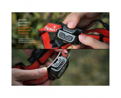 Ліхтар налобний Fenix HP12R-TRd червоний – ваш яскравий провідник