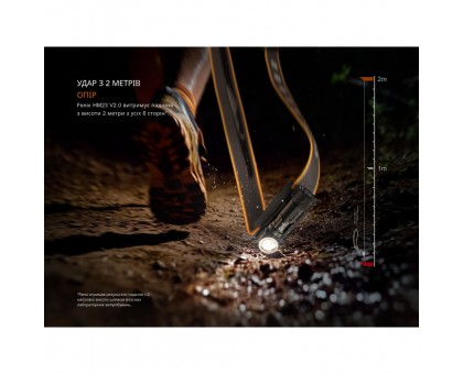 Ліхтар налобний Fenix HM23 V2.0: Яскраве червоне світло для професіоналів.