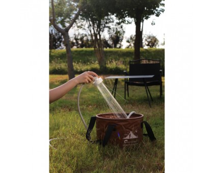 Портативний душ Flextail Max Shower білий: насос на акумуляторі