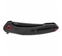 Ніж CJRB Gobi Black Blade, AR-RPM9 Steel, ц:black
