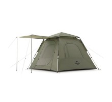 Намет тримісний NaturehikeUPF 50+ Ango pop up NH21ZP010, 210T зі стійками, темно-зелена