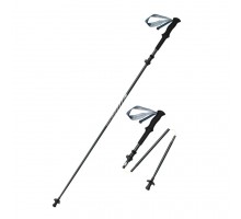 Трекінгова палиця Naturehike CNK2450DS013, 115-135 см, чорна