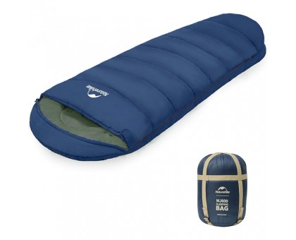 Спальник Naturehike MJ600: Тепло та комфорт з капюшоном, темно-блакитний Спальник Naturehike MJ600: Тепло та комфорт з капюшоном, темно-блакитний