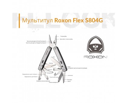 Мультитул Roxon Flex S804G, модульний