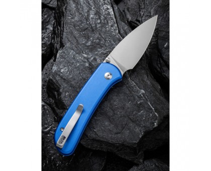 Ніж складаний Civivi Qubit Bright Blue Aluminum C22030E-3