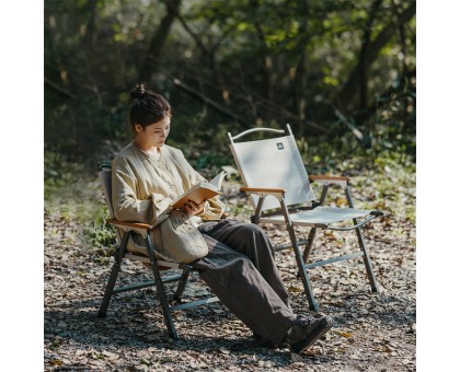 Крісло складане Naturehike CNK2550JJ010: Сталеве, бежеве, зручне Крісло складане Naturehike CNK2550JJ010: Сталеве, бежеве, зручне