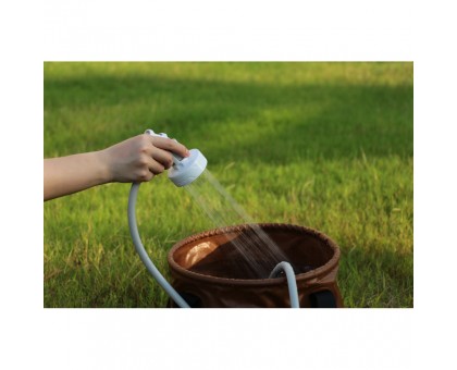 Портативний душ Flextail Max Shower білий: насос на акумуляторі