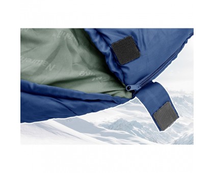 Спальник Naturehike MJ600: Тепло та комфорт з капюшоном, темно-блакитний Спальник Naturehike MJ600: Тепло та комфорт з капюшоном, темно-блакитний