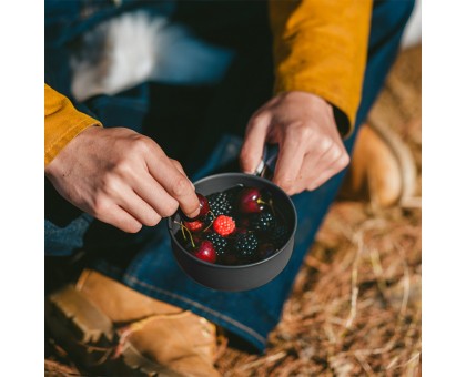 Туристичний набір посуду Naturehike NH18T018-G: алюміній, 2 каструлі