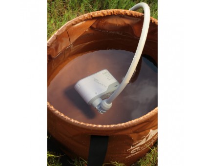 Портативний душ Flextail Max Shower білий: насос на акумуляторі