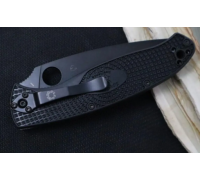 Ніж Spyderco Resilience Black Blade FRN