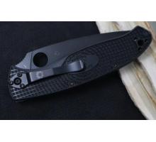 Ніж Spyderco Resilience Black Blade FRN