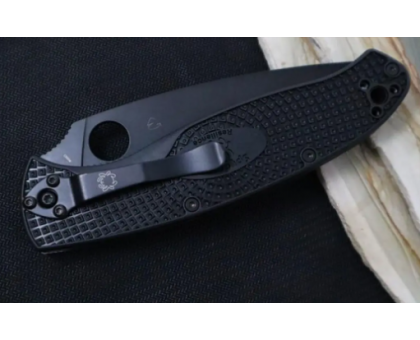 Ніж Spyderco Resilience Black Blade FRN