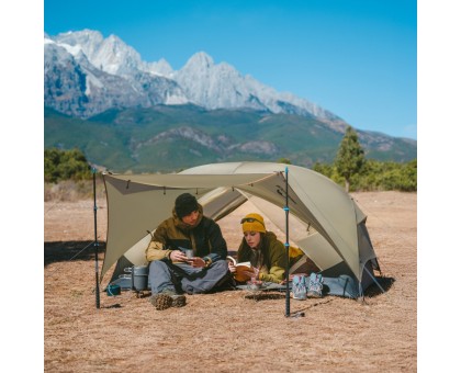 Надлегкий двомісний намет Naturehike Mongar 15D сірий для туризму Надлегкий двомісний намет Naturehike Mongar 15D сірий для туризму