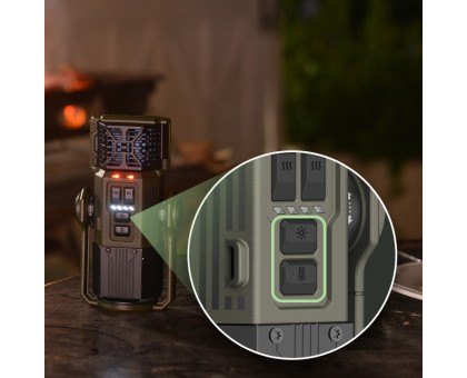 Flextail Evo Repel: Чорний Кемпінговий Фумігатор-Ліхтар-Powerbank