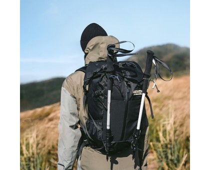 Легка трекінгова палиця Naturehike ST06 біла 3-секційна 60-120 см
