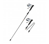 Трекінгова палиця Naturehike CNK2450DS013, 103-120 см, чорна