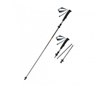 Надійна трекінгова палиця Naturehike CNK2450DS013 чорна 103-120 см