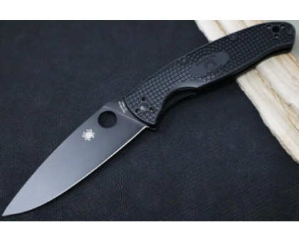Ніж Spyderco Resilience Black Blade FRN
