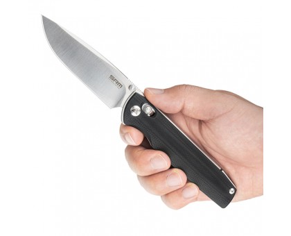 Ніж складаний SRM Terrier 258L-GB чорний: міцний та стильний від SRM.