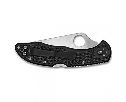 Ніж складний Spyderco Delica 4, напівсерейтор (C11PSBK)