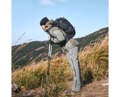 Легка трекінгова палиця Naturehike ST06 біла 3-секційна 60-120 см