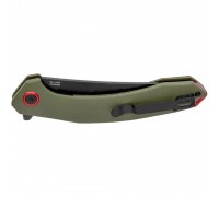 Ніж CJRB Gobi Black Blade, AR-RPM9 Steel, ц:green