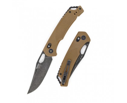 Ніж складаний SRM Retriever 9201-GW: міцний коричневий ніж від SRM