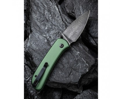Civivi Qubit Green Aluminum: Преміум Складаний Ніж C22030E-DS1