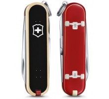 Складной нож Victorinox CLASSIC LE "Skateboarding" 58мм/1сл/7функ/цветн/чехол /ножн