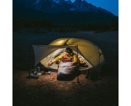 Надлегкий двомісний намет Naturehike Mongar 15D сірий для туризму Надлегкий двомісний намет Naturehike Mongar 15D сірий для туризму