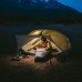 Надлегкий двомісний намет Naturehike Mongar 15D сірий для туризму